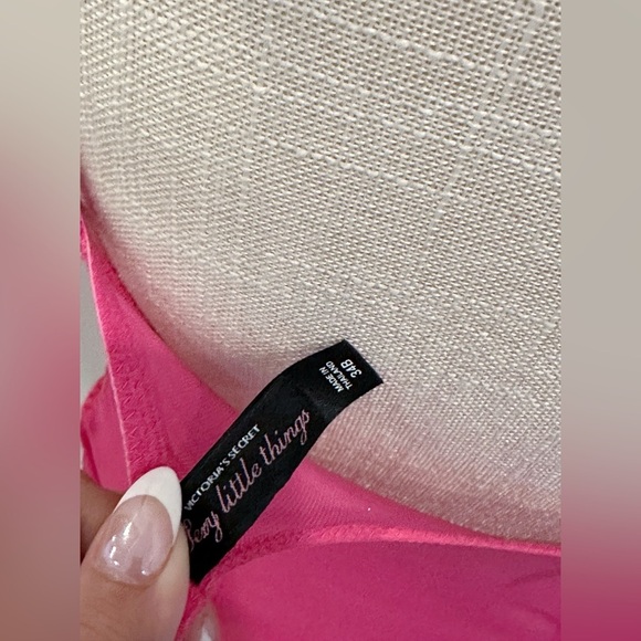 Vintage y2k Victoria's Secret sparkly pink bustier top - Picture 4 of 5